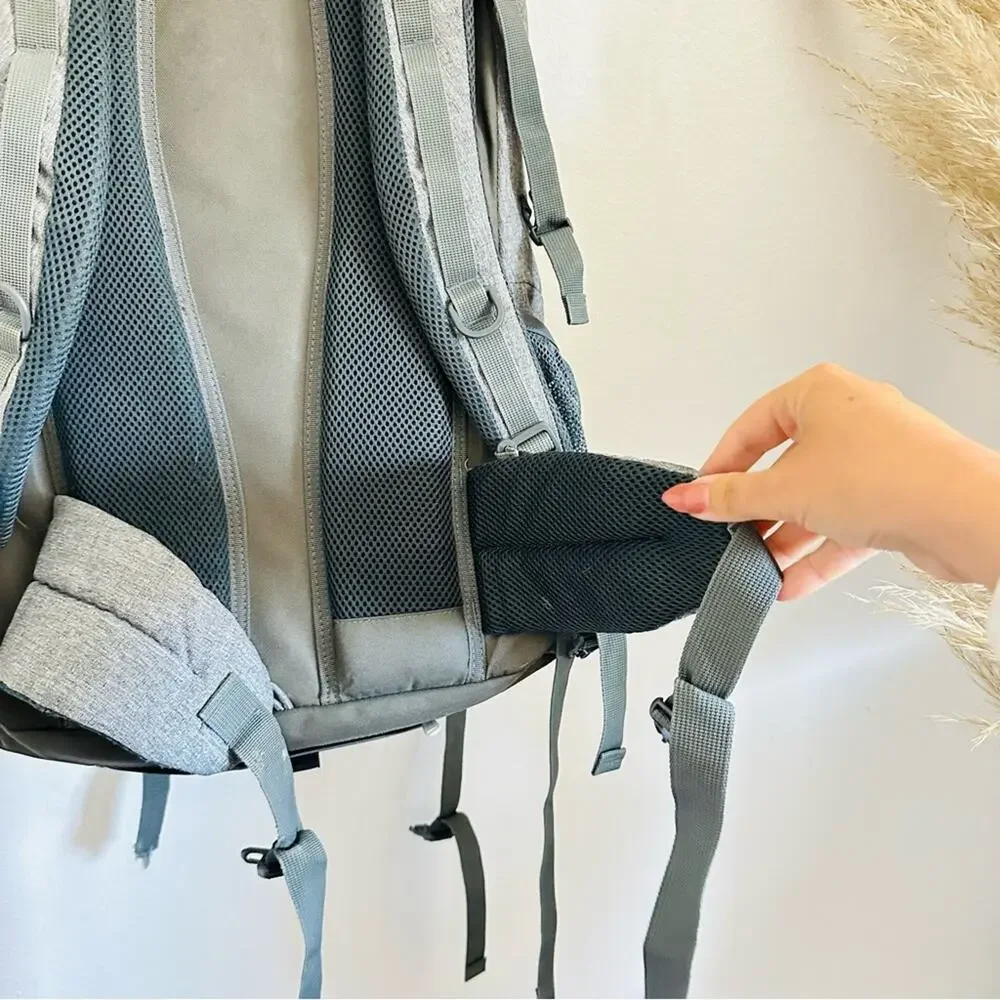 MOUNTAINTOP Silver Grey Hiking Camping Travel Outdoors Backpack Bag Pack Pockets